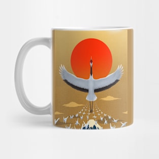 Mystical crane of eternal good luck Mug